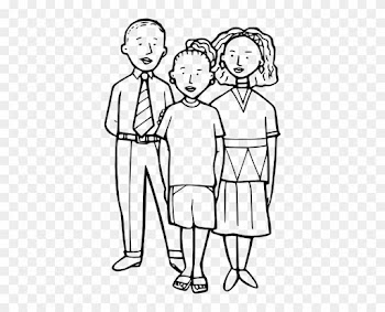 People Clipart Black And White