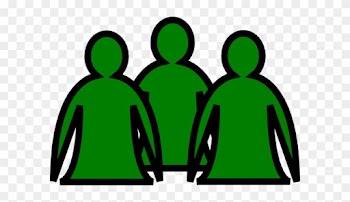 People Clipart Green - Abstact People Icon Png