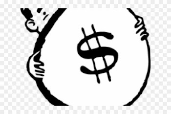 People Clipart Money - Money Bag