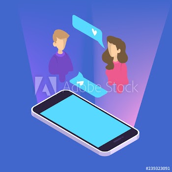 People communicate with friends through social networks