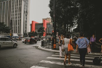 People Crossing The Street