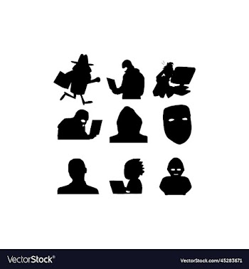 people cyber hacker creative design