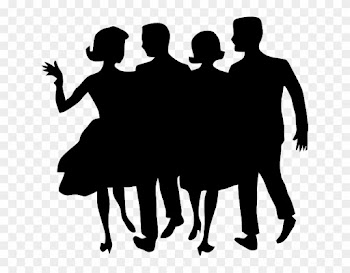 People, Dance, Dancing Clipart Panda - People Silhouette Clipart