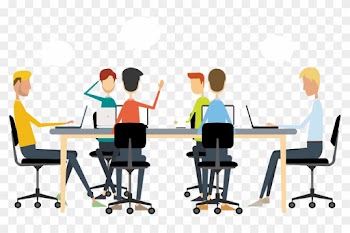 People Discussing Clipart Png Clipground - Meeting Png