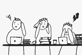 People doodle vector stressed office workers… | Free stock illustration | High Resolution graphic