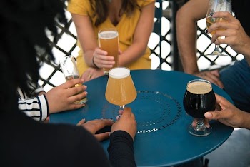 people drinking liquors
