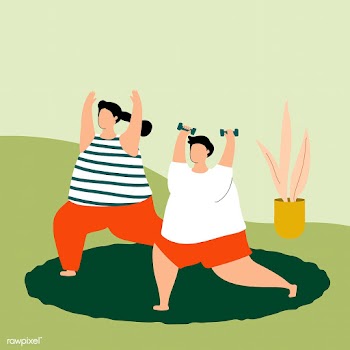 People exercising at home during virus spreading vector | Free  vector - 2309075