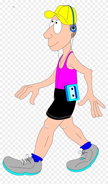 People Exercising Clipart Workout Exercise Clip Art - Person Walking Clipart Png