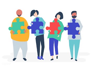 People from diverse backgrounds carrying jigs.. | Free stock vector - 478704