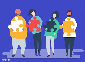 People from diverse backgrounds carrying jigs.. | Free stock vector - 479290