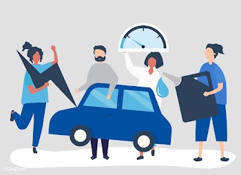 People fueling the car with gasoline | Free stock vector - 480186