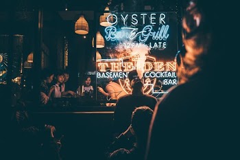 people gathering on Oyster Bar & Grill