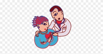 People Getting Checkups From Their Doctors - Illustration