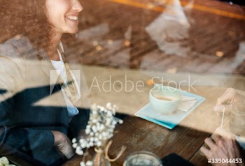 People hangout together at coffee shop