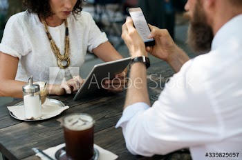People hangout together at coffee shop