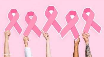 People holding breast cancer awareness ribbon.. | Free stock psd mockup - 536264