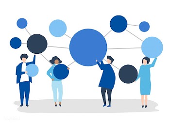 People holding connected copy space circle ic.. | Free stock vector - 478186