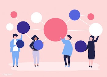 People holding connected copy space circle ic.. | Free stock vector - 478998
