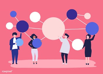 People holding connected copy space circle ic.. | Free stock vector - 479761