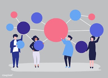 People holding connected copy space circle ic.. | Free stock vector - 481042