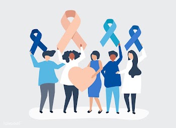 People holding different ribbons to support t.. | Free stock vector - 478631