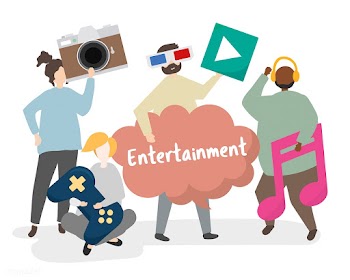 People holding entertainment concept icon ill.. | Free stock vector - 450090