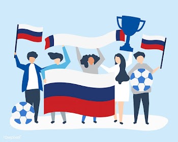 People holding football championship and Russ.. | Free stock vector - 454726
