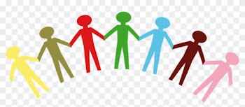 People Holding Hand Group - Unity Clipart