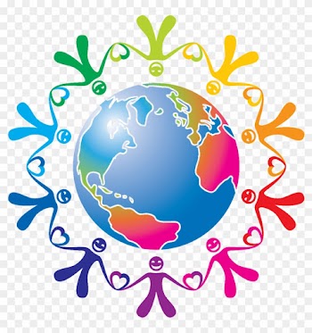 People Holding Hands Around The World Gif