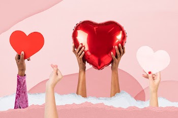 People holding hearts mockup psd for… | Free stock illustration | High Resolution graphic