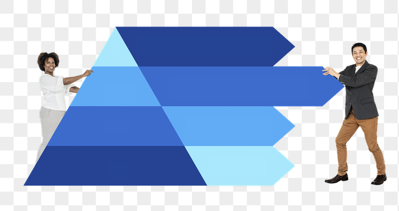 People holding png pyramid graph, | Free PNG - rawpixel