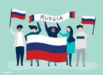 People holding Russian national flags | Free stock vector - 480142