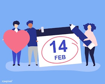 People holding Valentine's day concept ic.. | Free stock vector - 454914