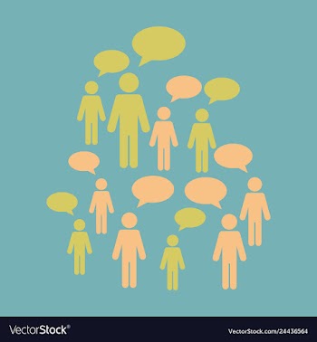People icon set in trendy flat style isolated on vector image