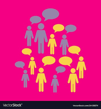 People icon set in trendy flat style isolated on vector image