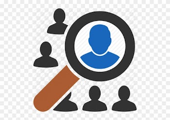 People Icon Social Connection Network Female Group - Search People Icon
