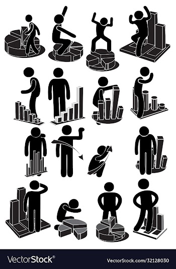 people icons for web design isolated on white