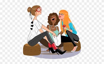 People Illustrationgirl - Girlfriends Illustration
