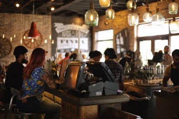 People in Cafe