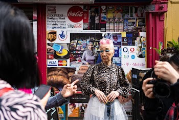 People In Front Of A Store 