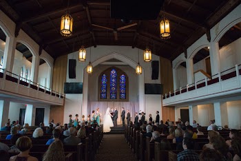 People In The Cathedral Attending Wedding