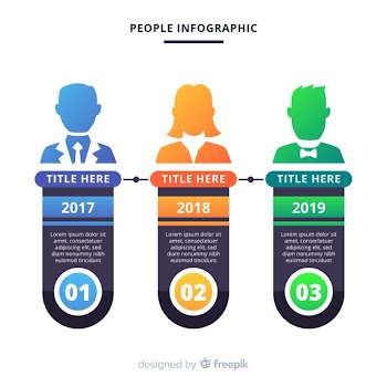 People infographic Free Vector