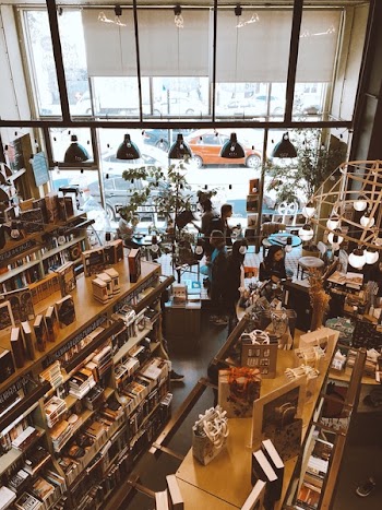 People Inside Bookstore