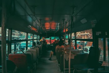 people inside bus