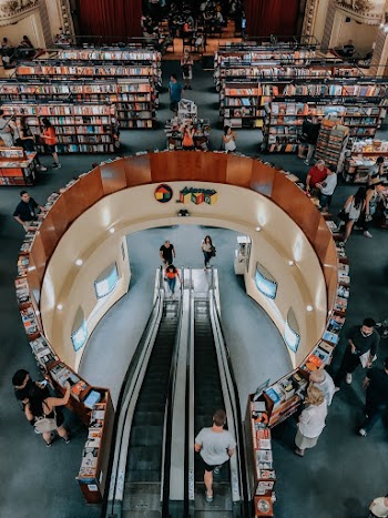 People Inside Library