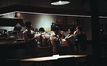 people inside restaurant