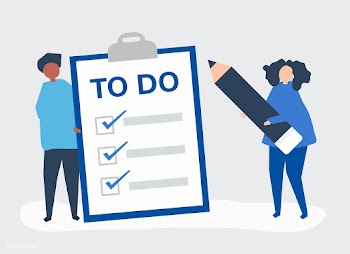People making a to-do list illustration | Free stock vector - 479884