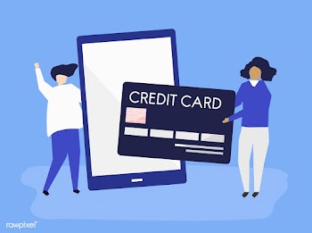 People making an online credit card transacti.. | Free stock vector - 455029