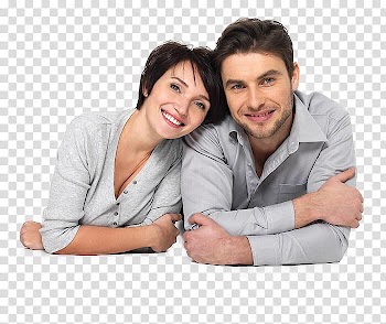 People, male and female both resting on ground transparent background PNG clipart