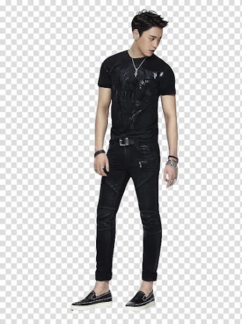 People , man standing and looking side view transparent background PNG clipart